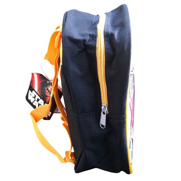 Disney Star Wars The Force Awakens Mini Backpack Adjustable Straps Zip Pockets - Picture 2 of 8